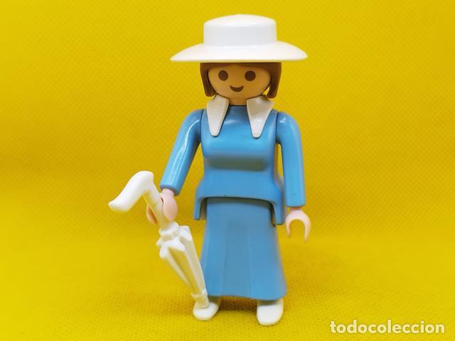 Playmobil: Playmobil Mujer de &eacute;poca con paraguas, se&ntilde;ora victoriana