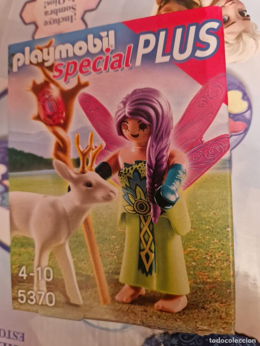 Playmobil: Playmobil 5370 figura hada con ciervo blanco en su caja original y sin abri