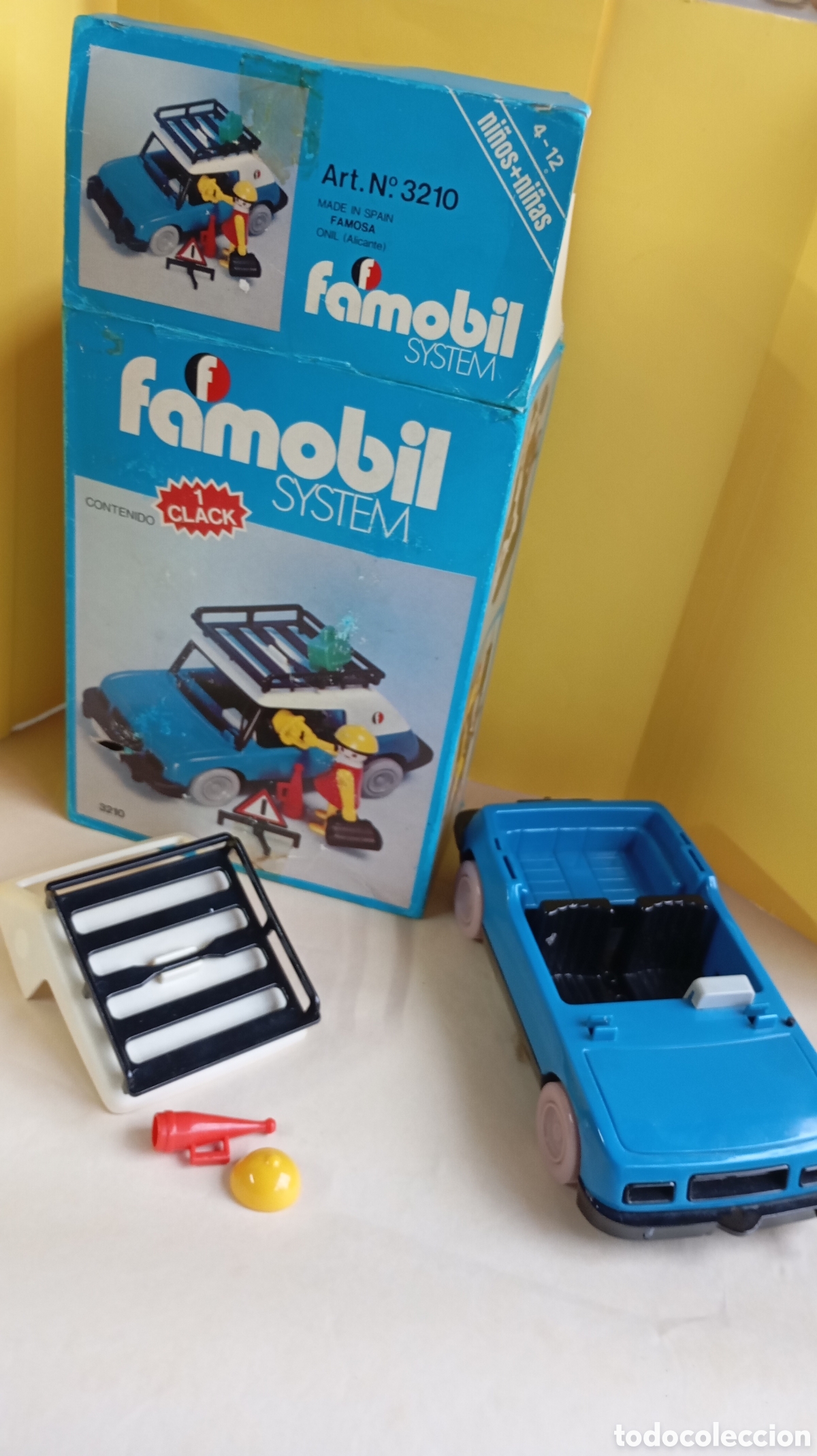 Playmobil: Famobil 3210, coche azul en caja