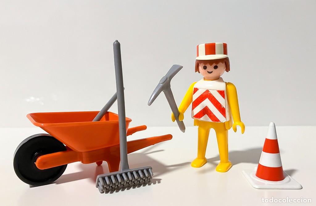 Playmobil: OBRERO CON CARRETILLA - PLAYMOBIL - REF: 3313 - Foto 1