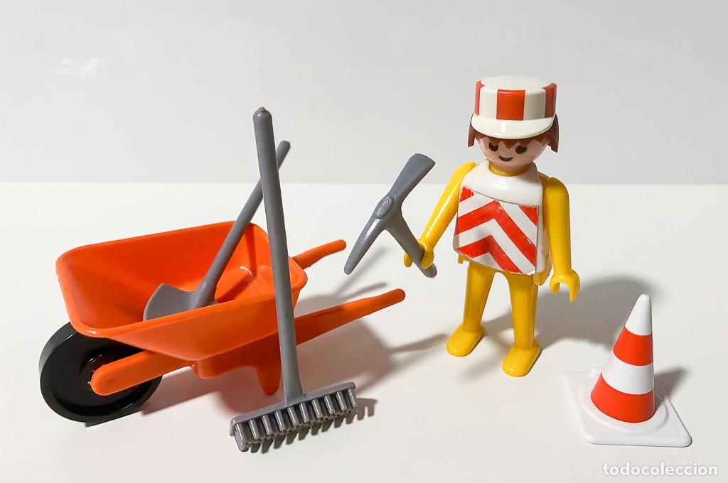 Playmobil: OBRERO CON CARRETILLA - PLAYMOBIL - REF: 3313 - Foto 2