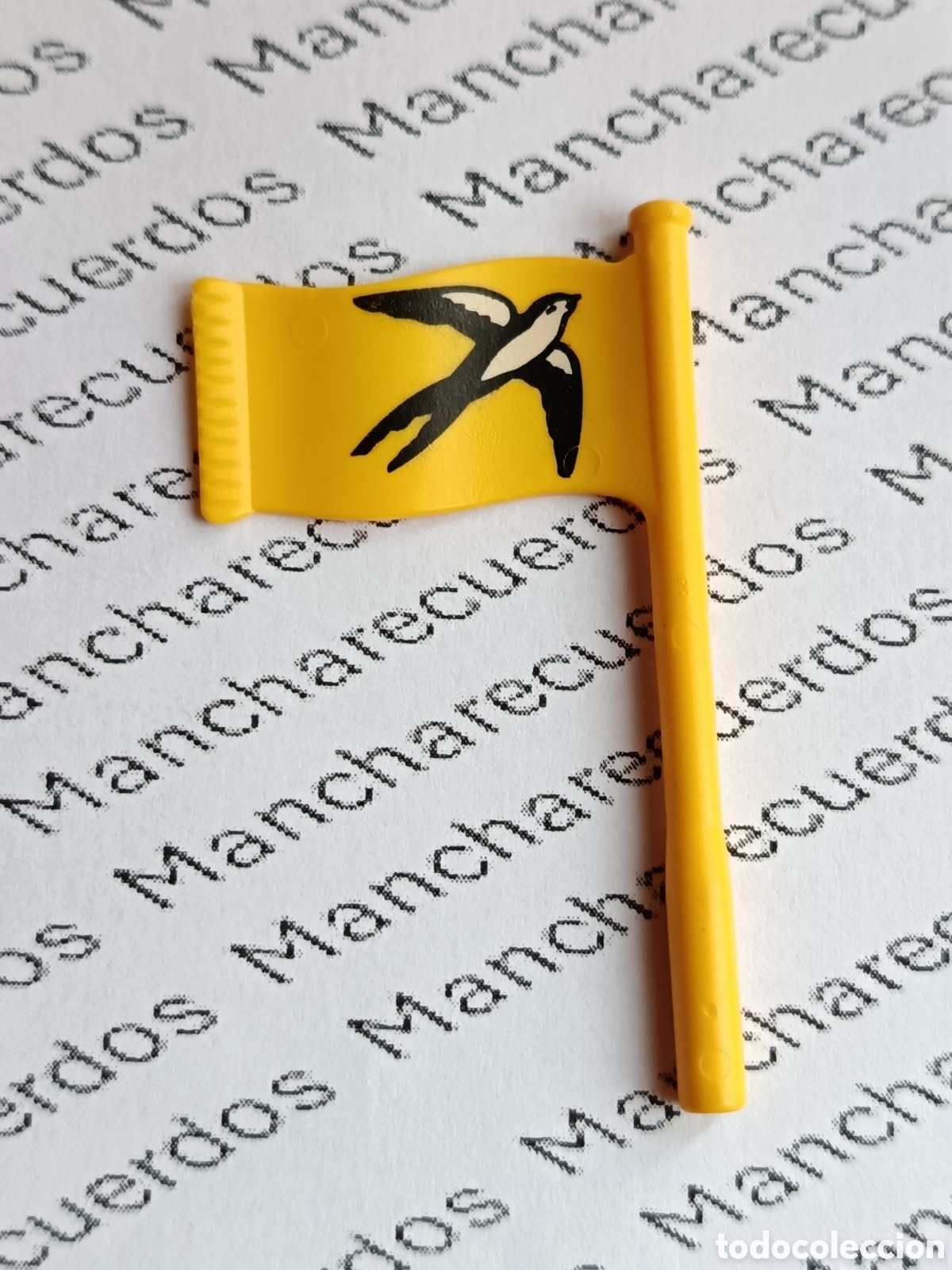 Playmobil: PLAYMOBIL 3746 BANDERA AMARILLA PAJARO CICLISTA CARRO CICLOTURISTA EXCURSION GOLONDRINA PLAYMOVIL 30