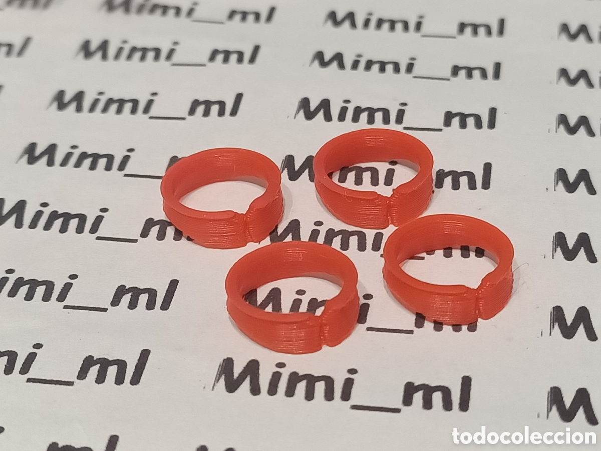 Playmobil: 4 cuellos rojos en impresora 3d compatibles con Playmobil western oeste