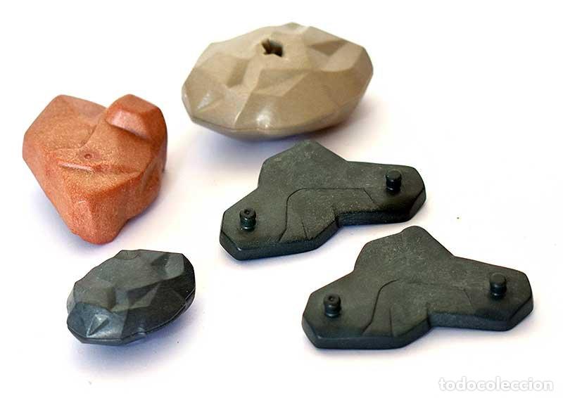 Playmobil: Playmobil. Lote de 3 rocas y 2 conectores de puente