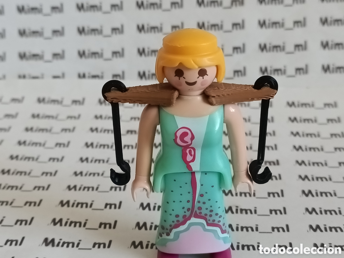 Playmobil: 3372 2 yugos aguadora medieval en impresora 3d compatibles con Playmobil