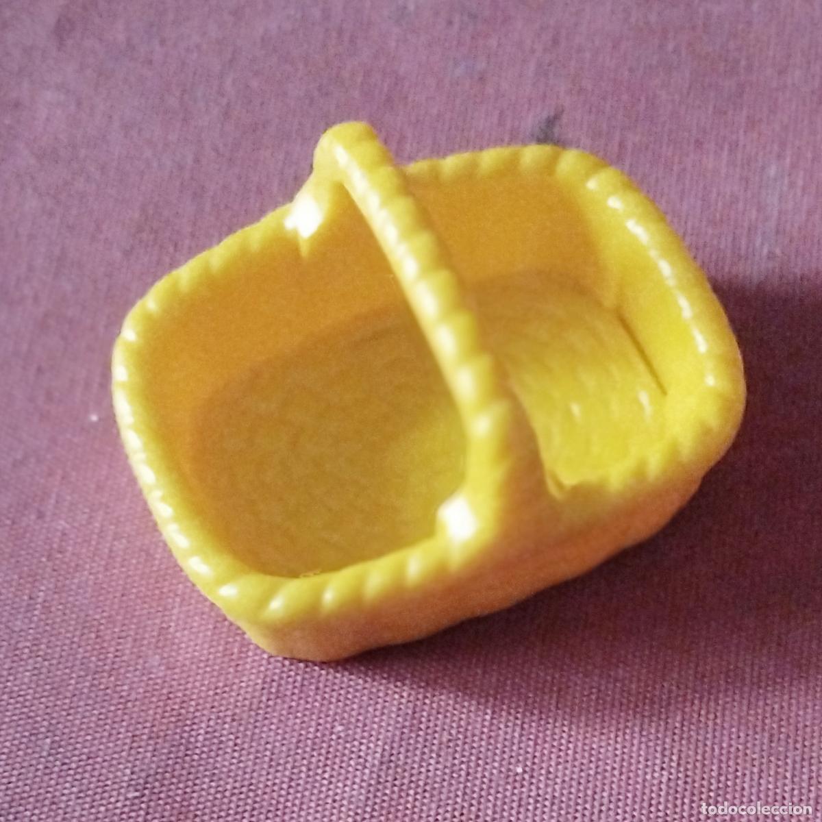Playmobil: CANASTA DE MIMBRE - CESTO AMARILLO - PLAYMOBIL