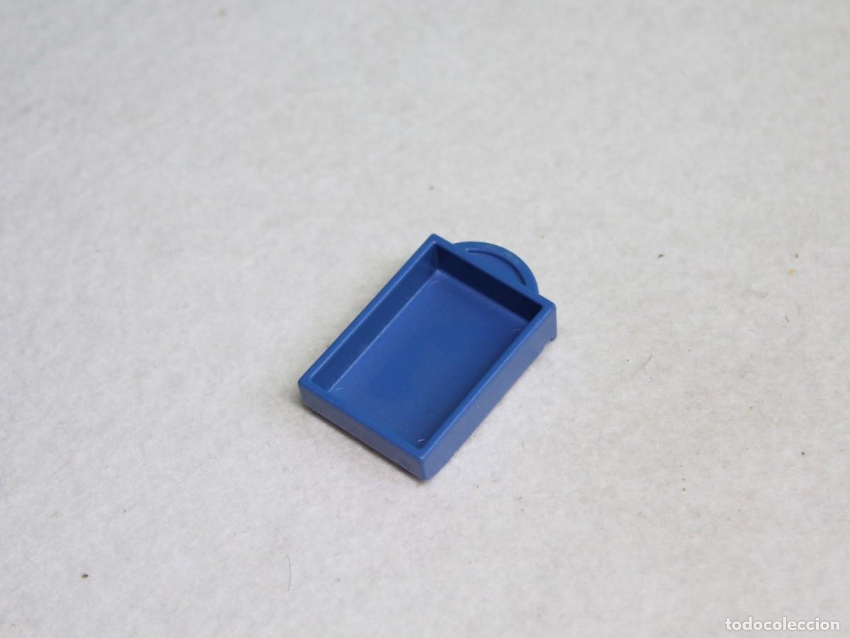 Playmobil: Tapa azul rectangular con pesta&ntilde;a Playmobil accesorio - Foto 2