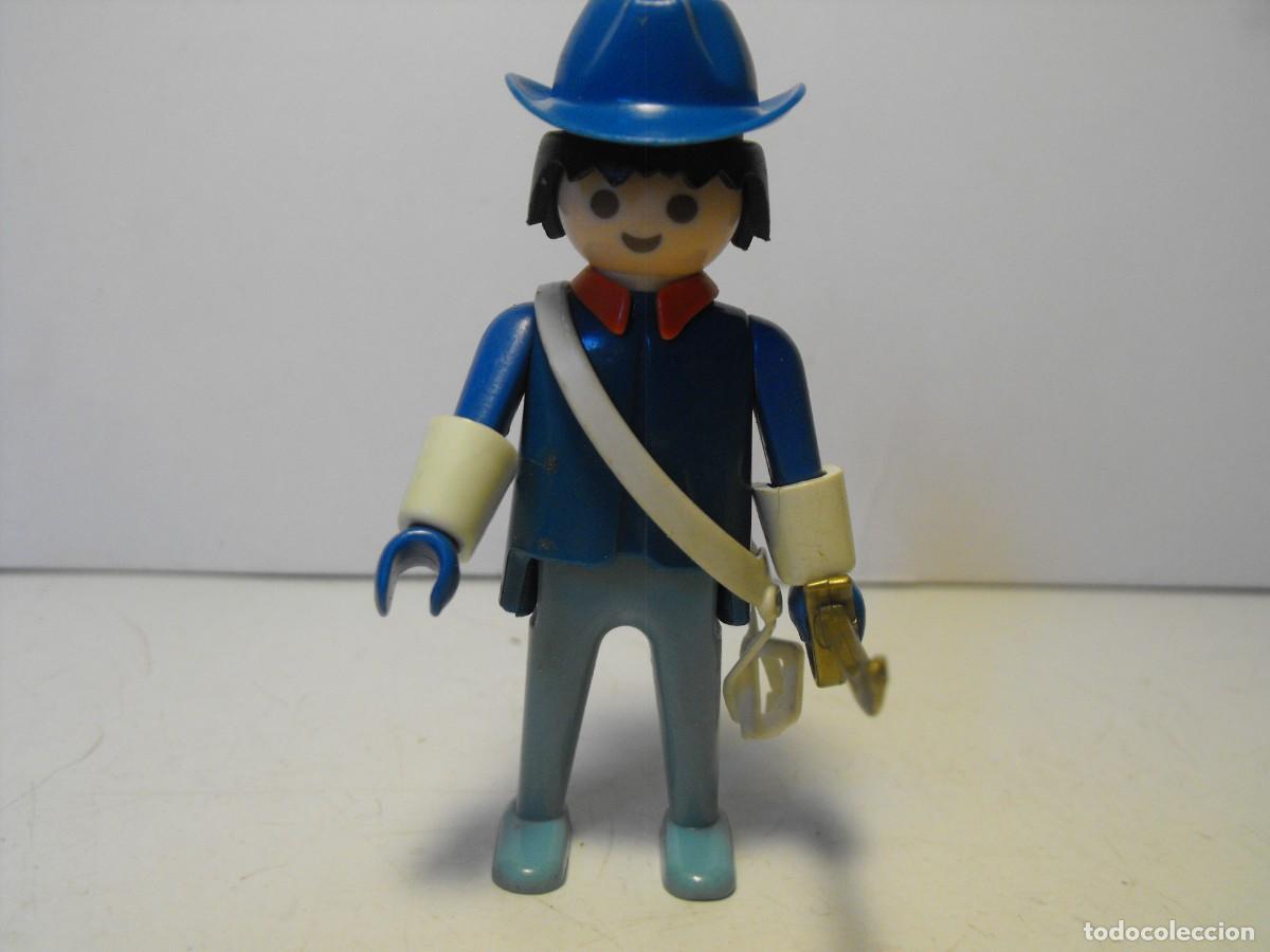 Playmobil: PLAYMOBIL. Figura de oficial norteamericano oeste. Primera &eacute;poca.