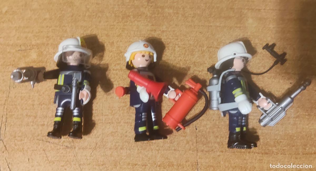 Playmobil: PLAYMOBIL BOMBERO con complementos 3 unidades - Foto 1