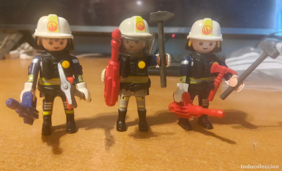 Playmobil: PLAYMOBIL BOMBERO con complementos 3 unidades - Foto 1