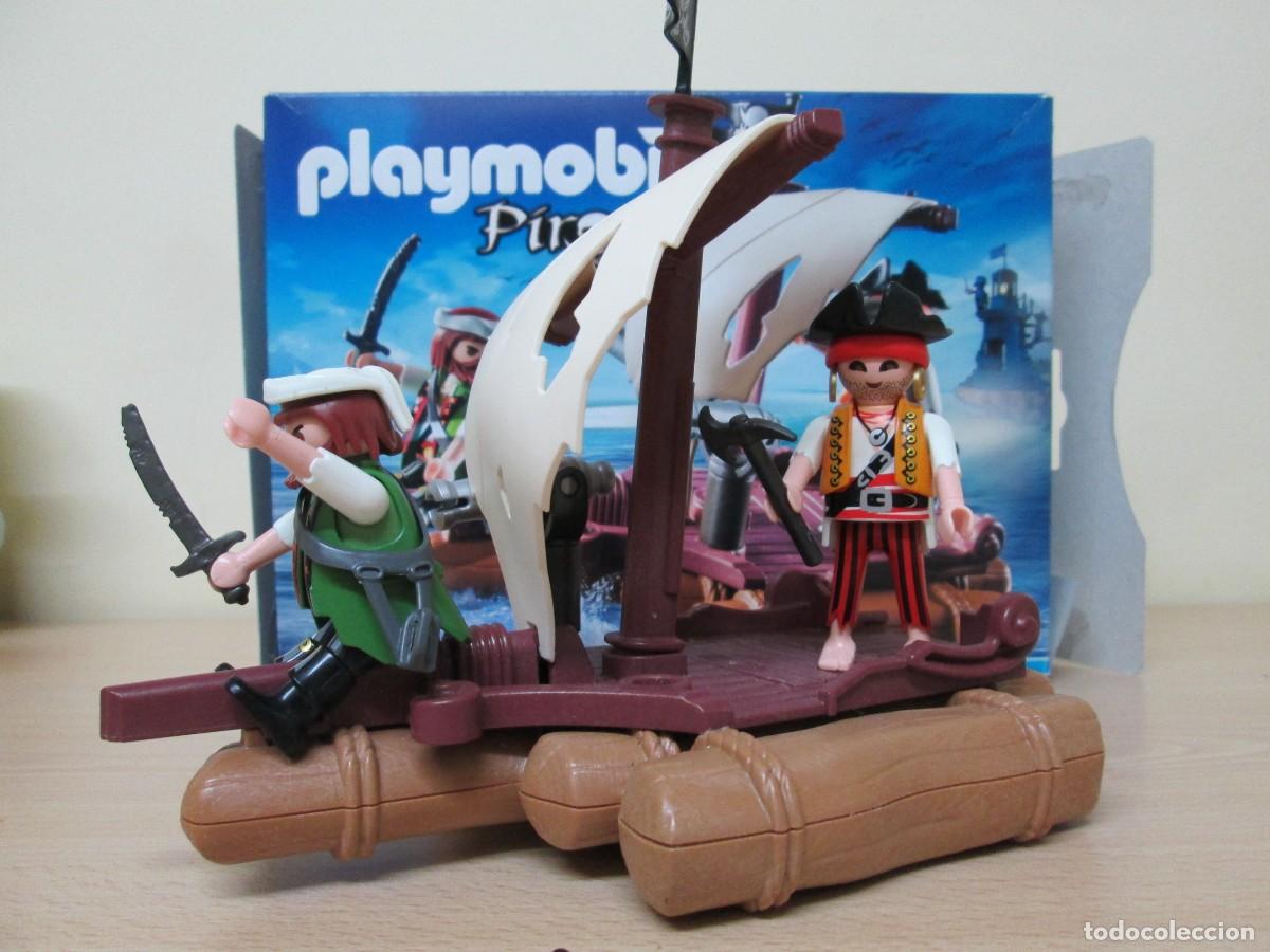 Playmobil: Playmobil 6682. Balsa con dos piratas y armas. Casi completo. Ver fotos