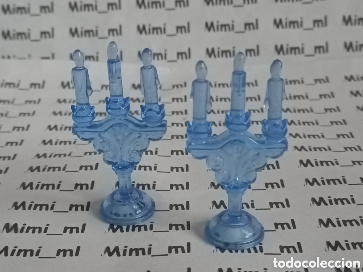 Playmobil: Playmobil 2 candelabros azules barco pirata fantasma