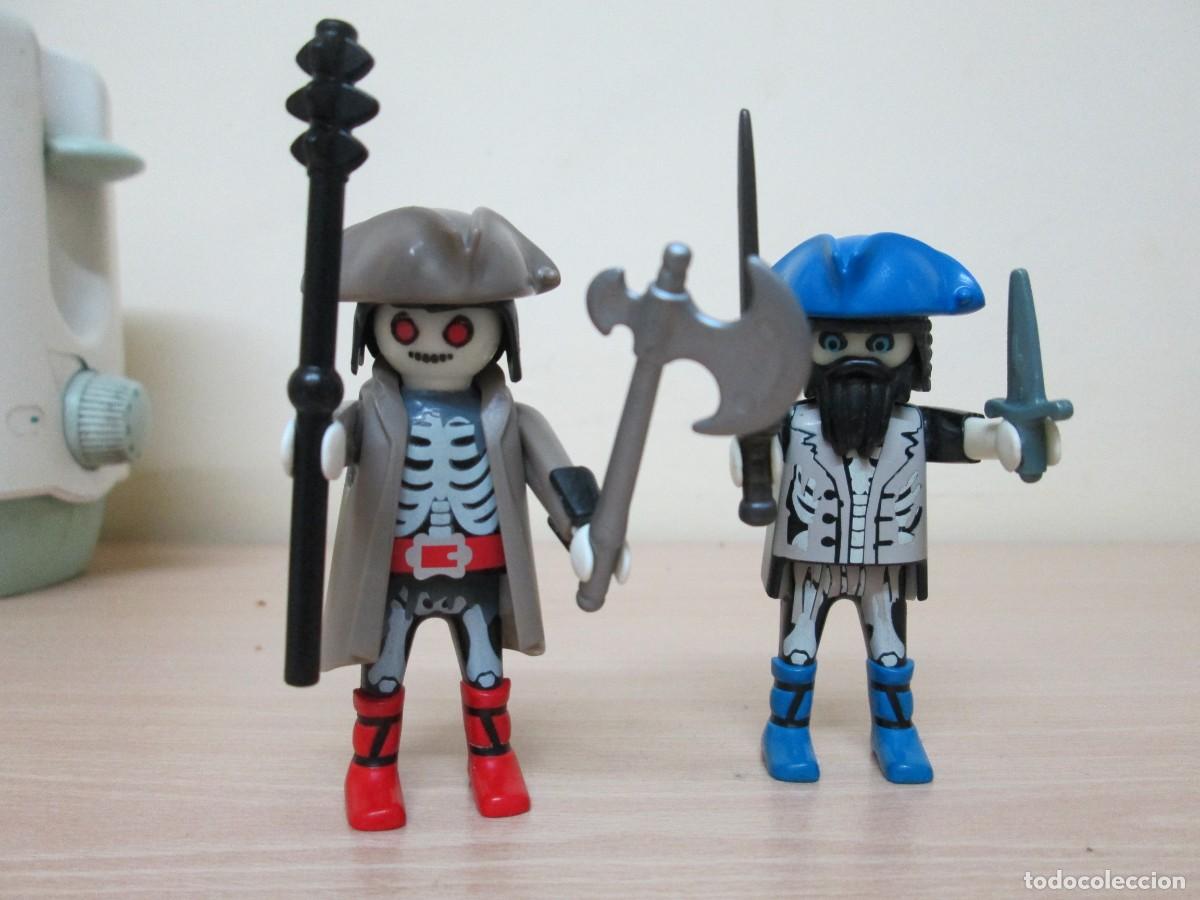 Playmobil: Playmobil. Lote de 2 piratas fantasma con armas. Ver fotos