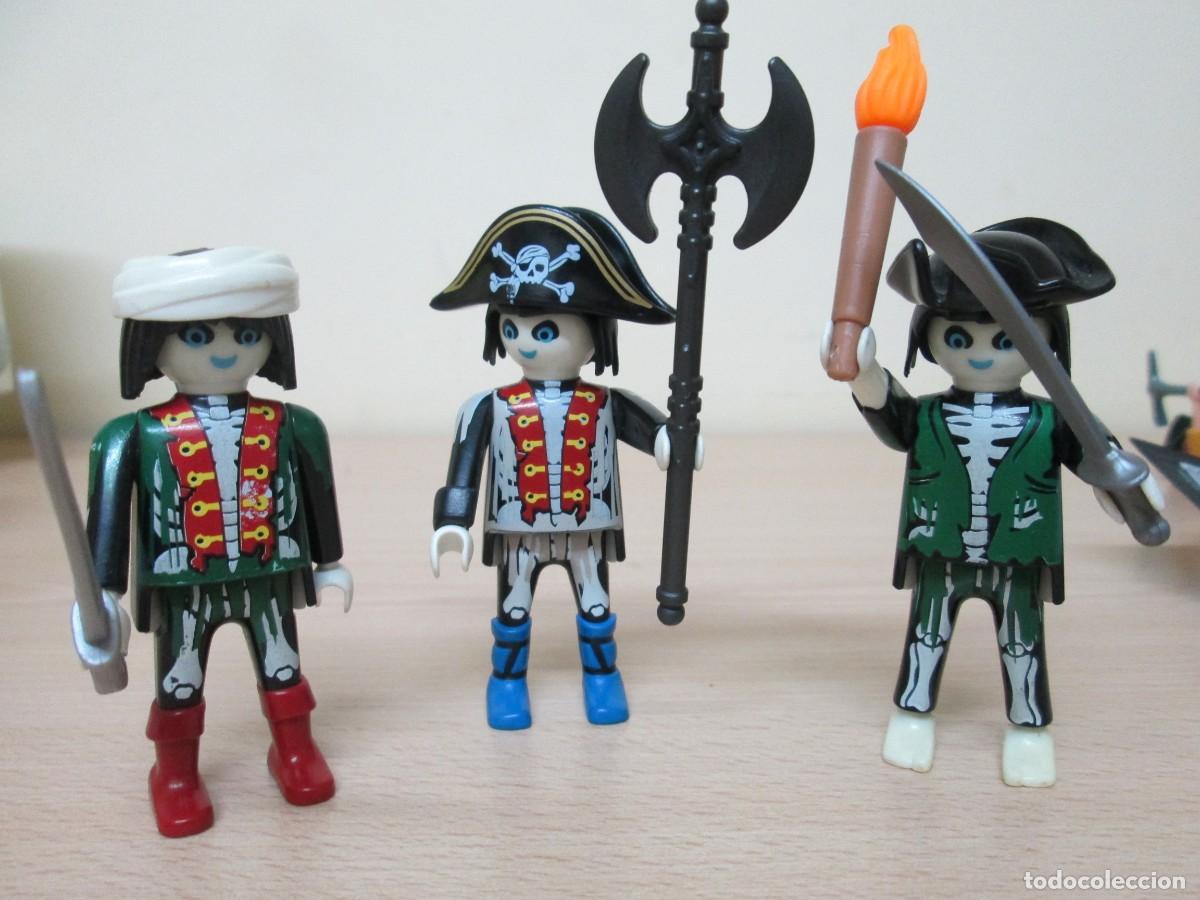 Playmobil: Playmobil. Lote de 3 piratas fantasma con armas. Ver fotos