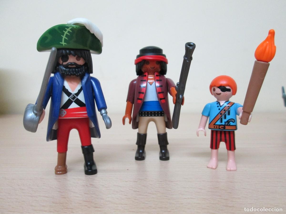 Playmobil: Playmobil. Lote de 3 piratas con armas. Ver fotos