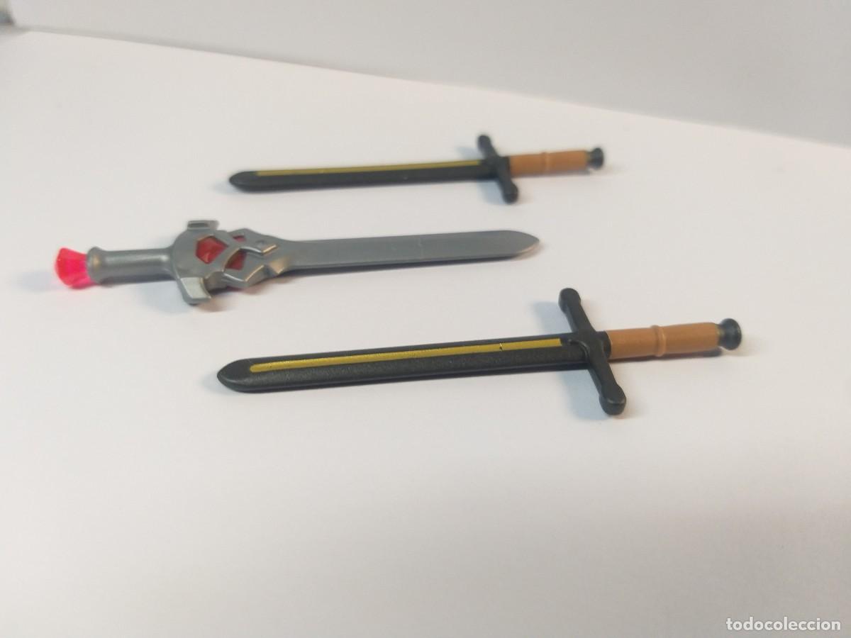 Playmobil: PLAYMOBIL - X3 ESPADAS MEDIEVAL. - Foto 2