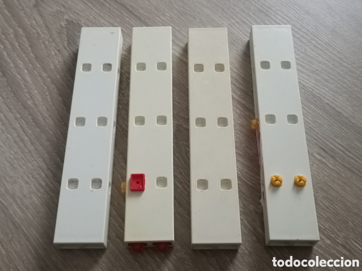 Playmobil: Playmobil 4 paredes dobles system x conectores columnas pared