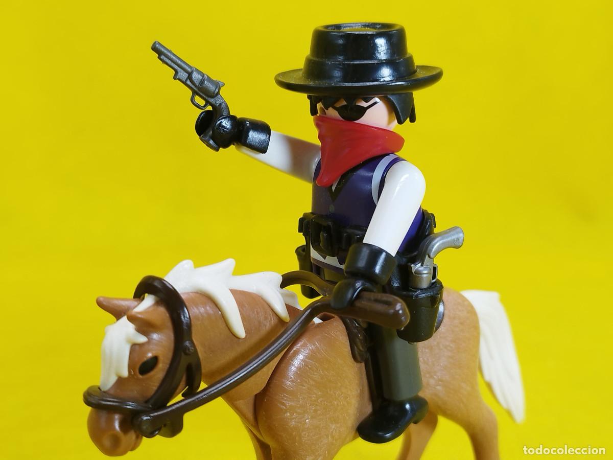 Playmobil: Playmobil Bandido del oeste con caballo, forajido