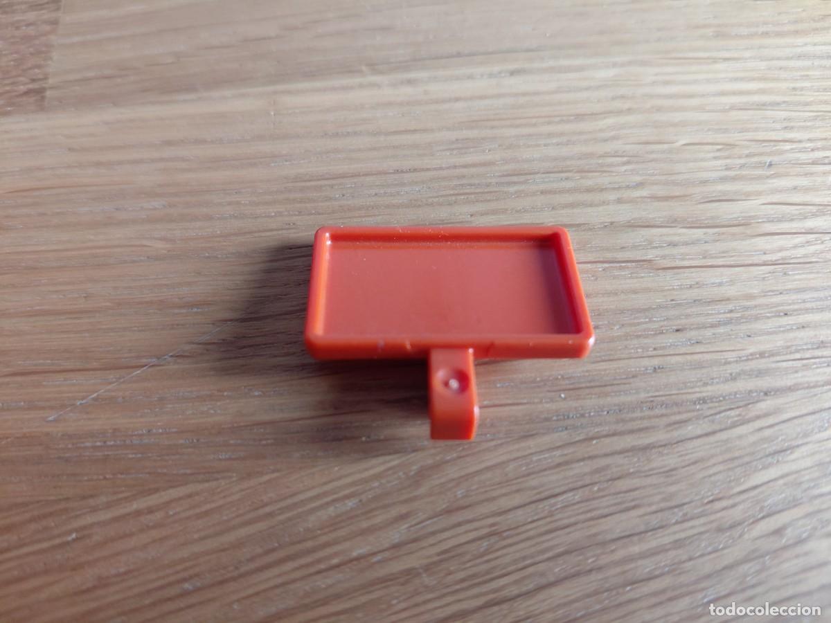 Playmobil: Playmobil -- Pantalla ordenador computadora -- Marr&oacute;n anaranjado