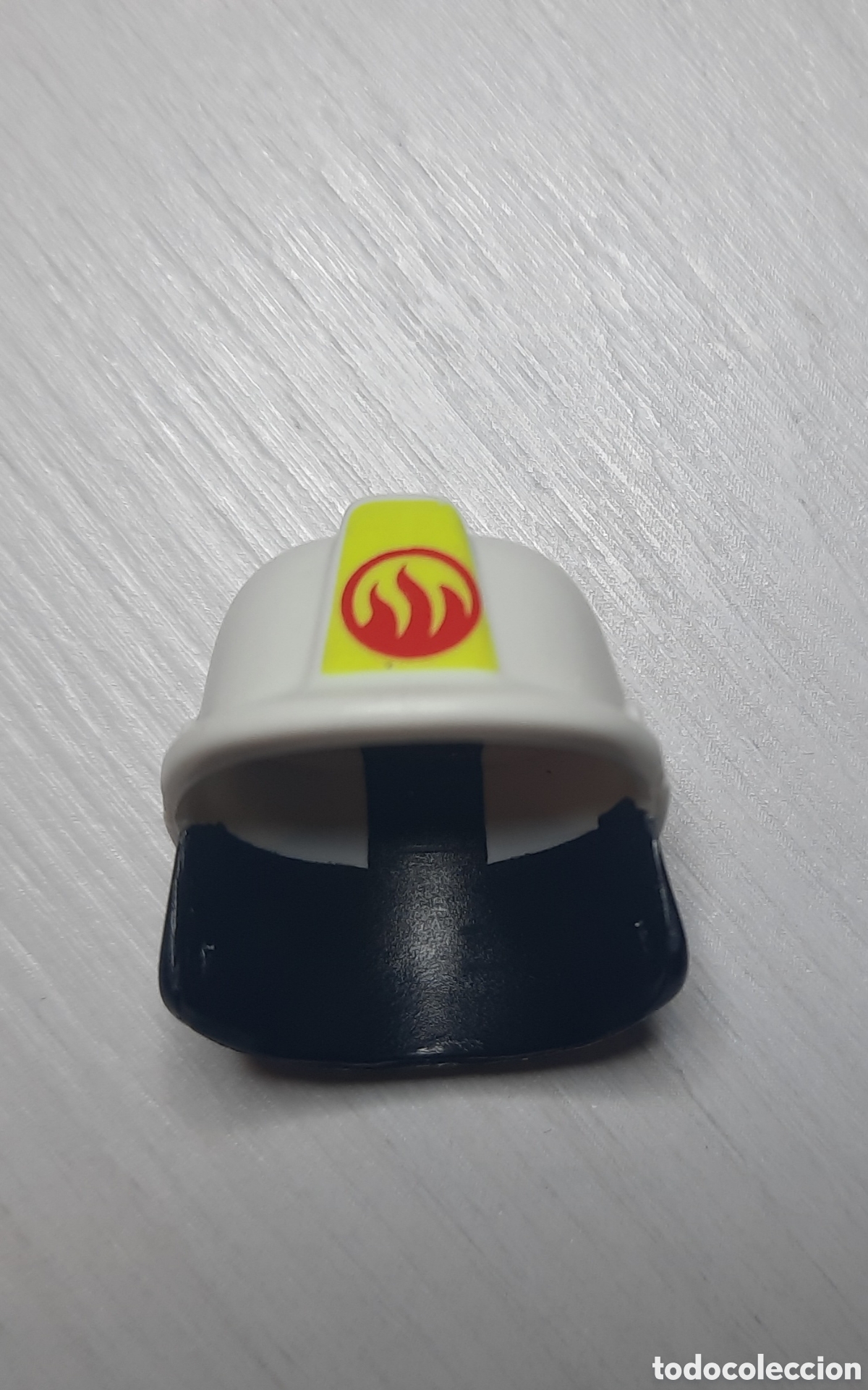 Playmobil: Playmobil casco blanco de bombero sin visera