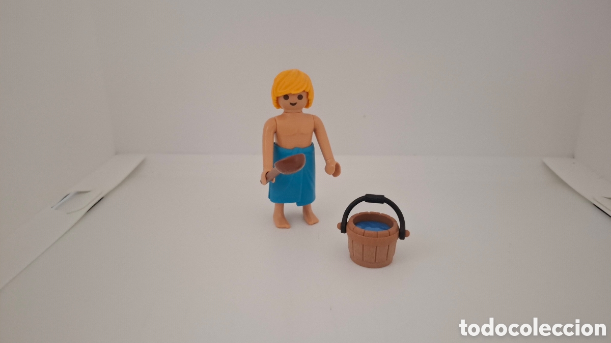 Playmobil: SERIE 18 HOMBRE SAUNA NUEVO DE SOBRE