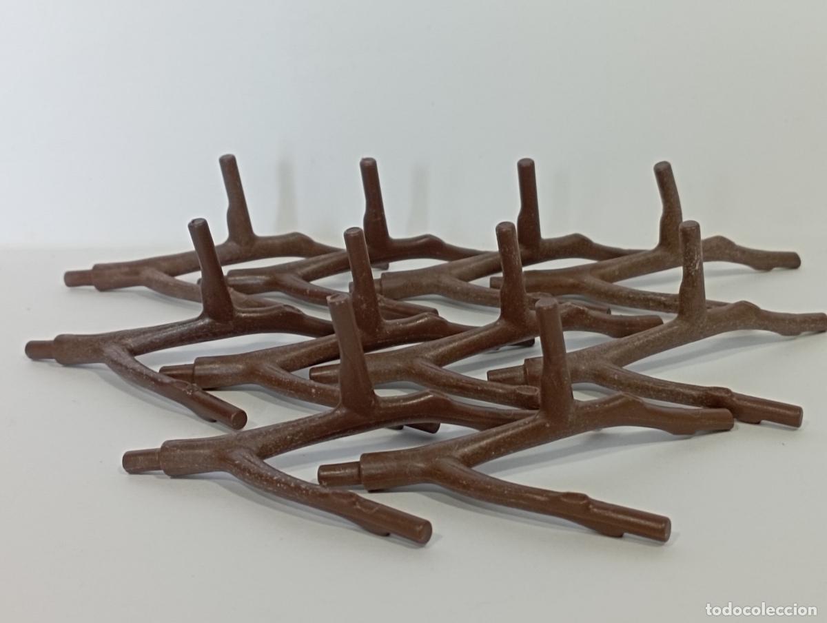 Playmobil: PLAYMOBIL 10 TRONCOS RAMAS PLANTAS VEGETACION