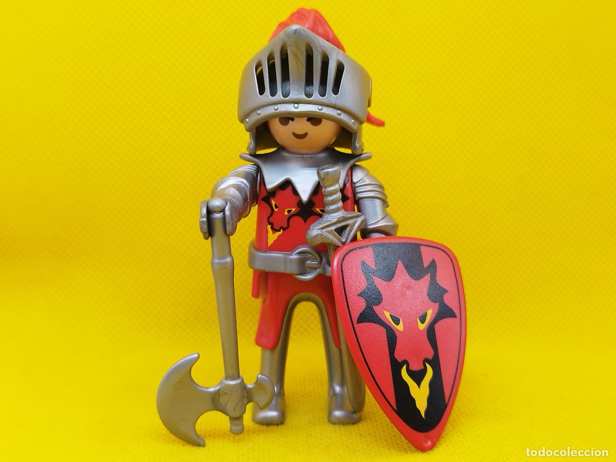 Playmobil: Playmobil Caballero de los dragones rojos con hacha