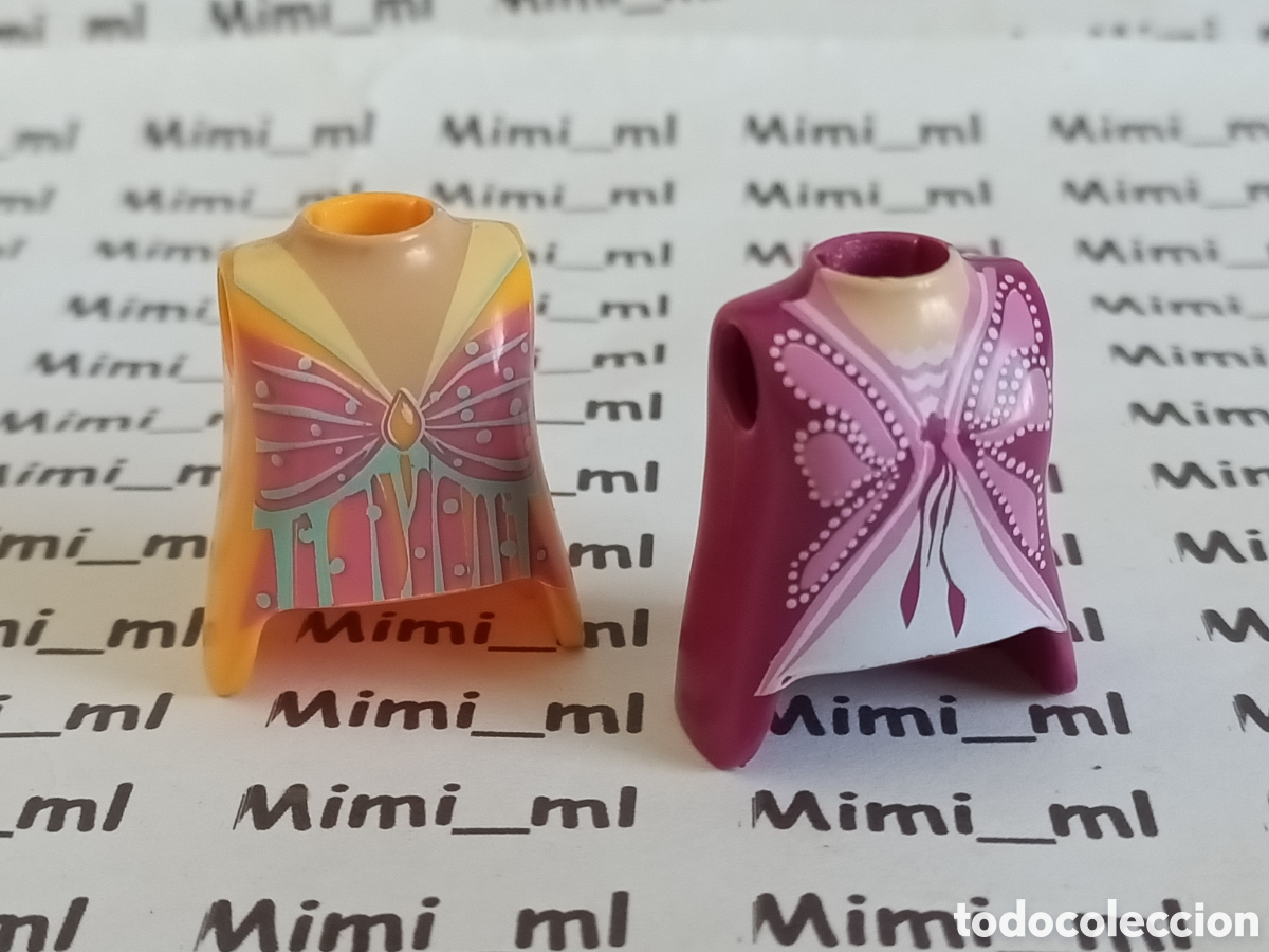 Playmobil: Playmobil 2 torsos sin alas mujer hada cuerpos sin esqueletos recambios figuras