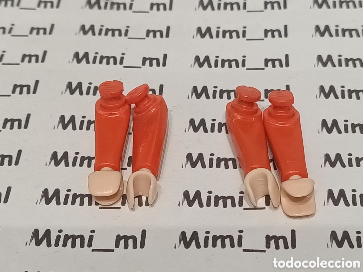 Playmobil: Playmobil 2 pares brazos rojos hombre mujer recambios figuras