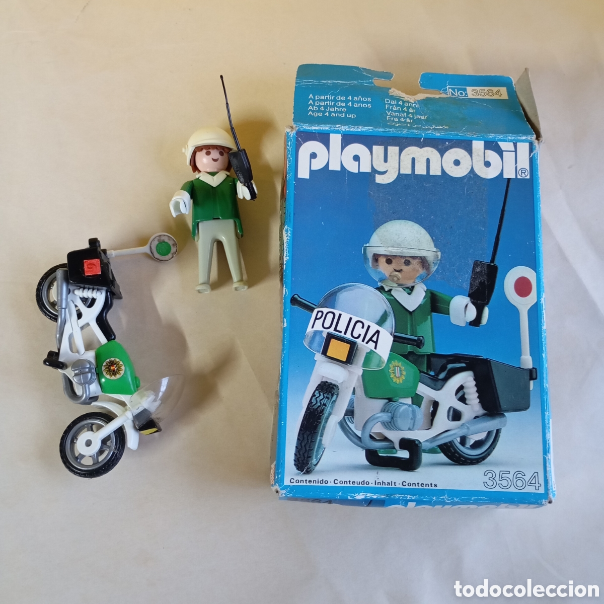 Playmobil: Playmobil 3564 polic&iacute;a con moto, en caja