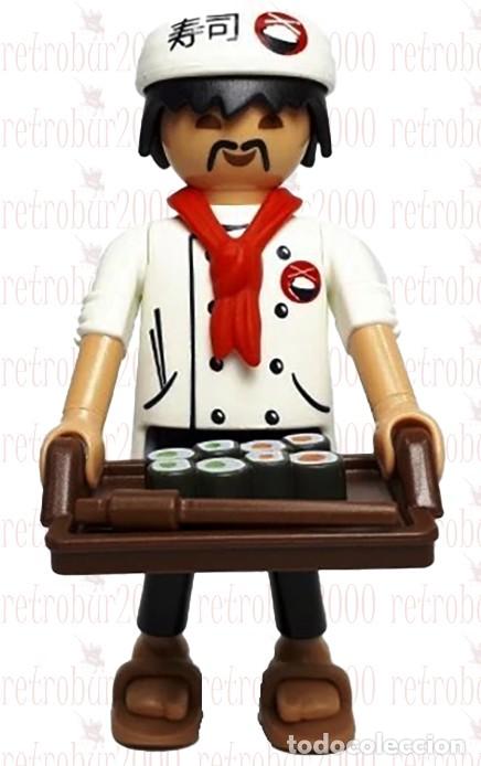 Playmobil: Playmobil 9332. Serie 13. Vendedor de sushi