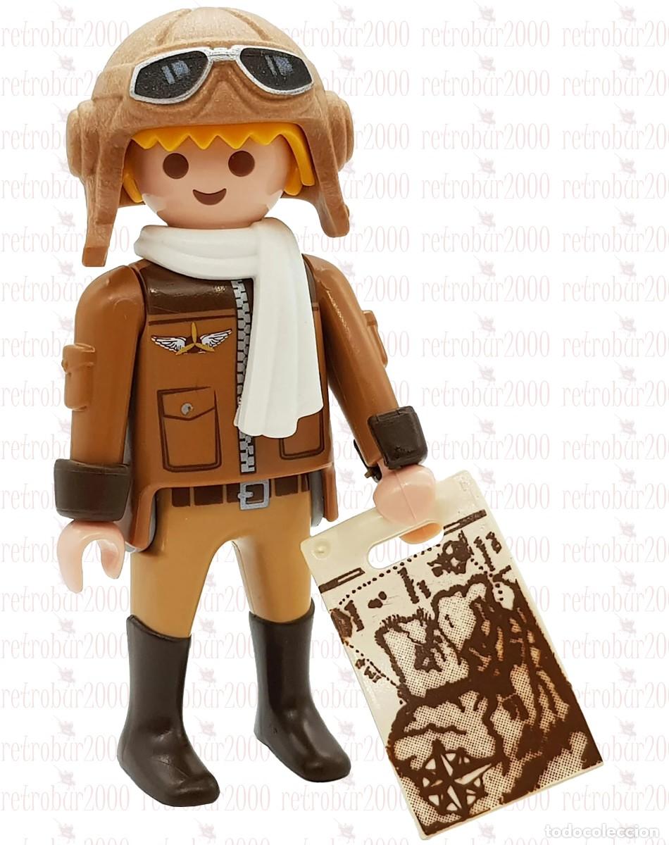 Playmobil: Playmobil 9332. Serie 13. Aviador vintage