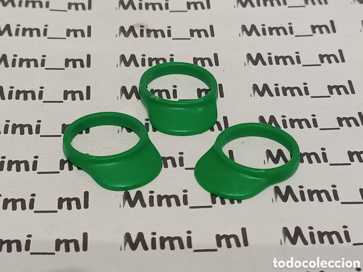 Playmobil: Playmobil 3 gorras verdes trabajador ciudad tienda