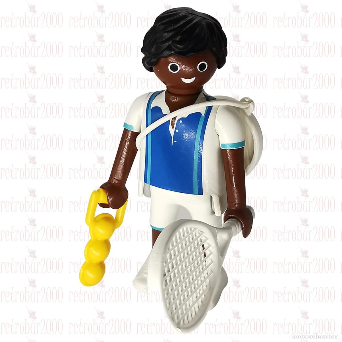 Playmobil: Playmobil 70242. Serie 17. Tenista negro