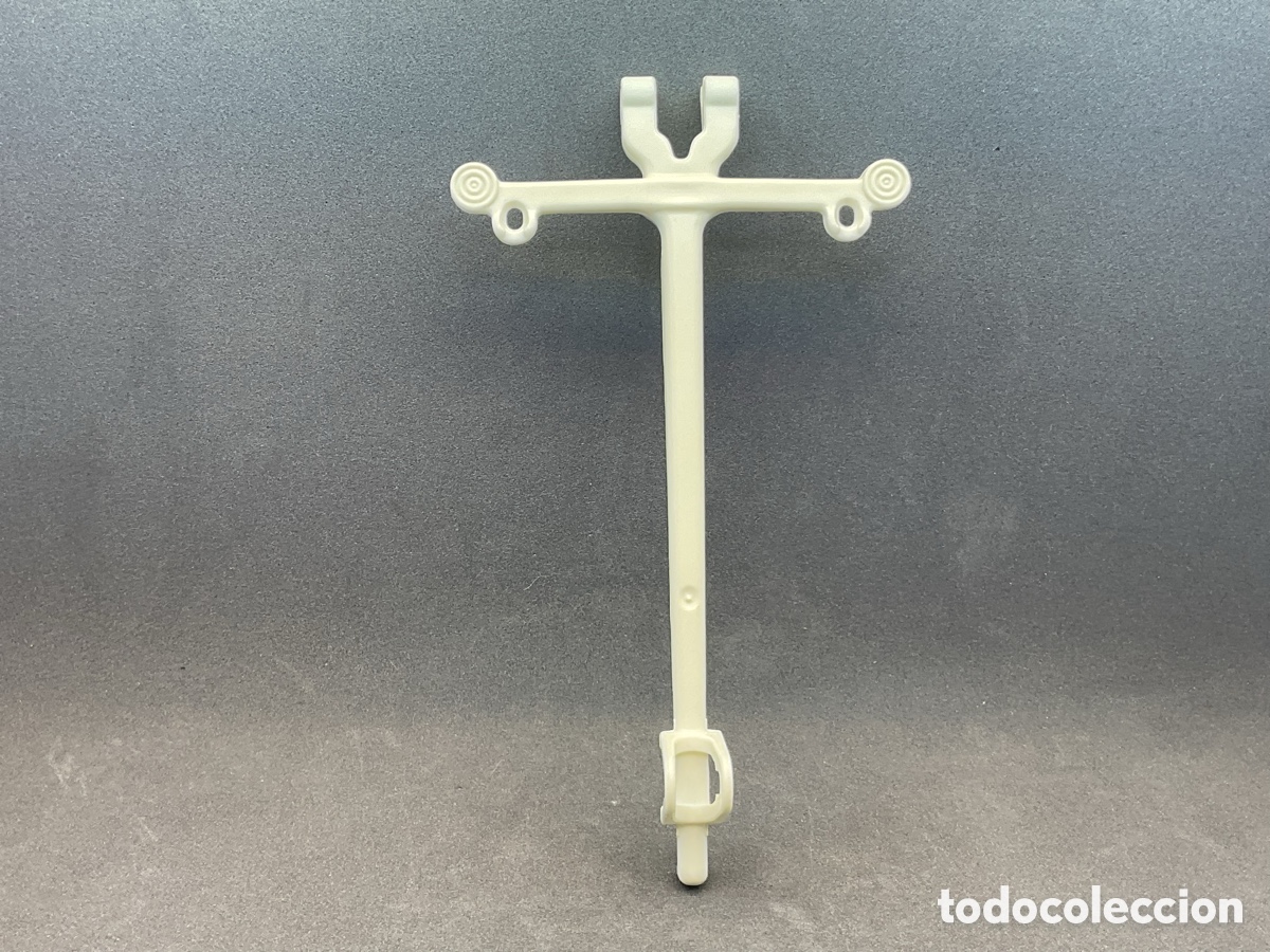 Playmobil: ACCESORIO PLAYMOBIL. ENGANCHE BLANCO PARA CABALLOS. REF CALESA VICTORIANA.