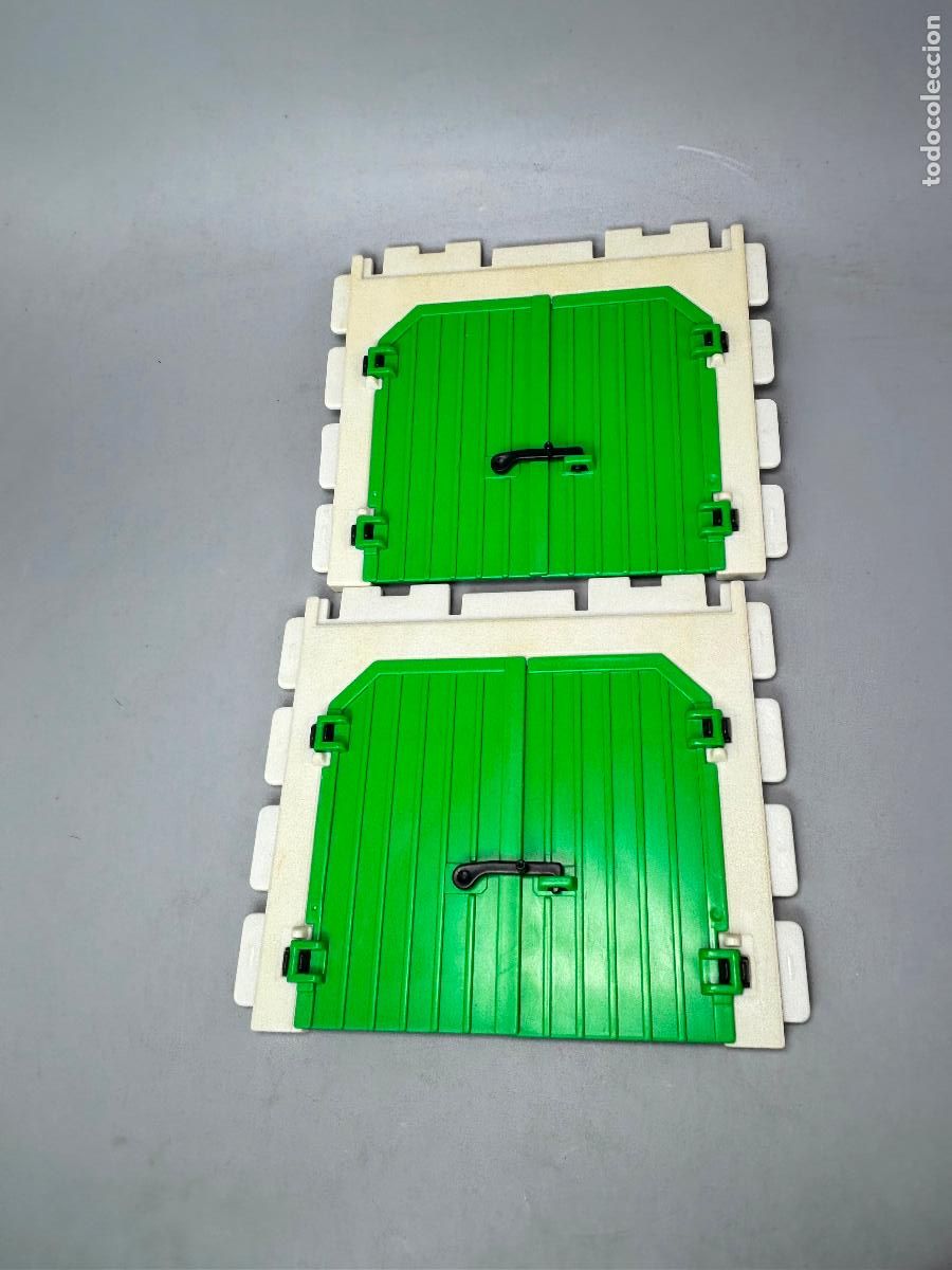 Playmobil: Playmobil lote pared con puerta y cerrojo granja
