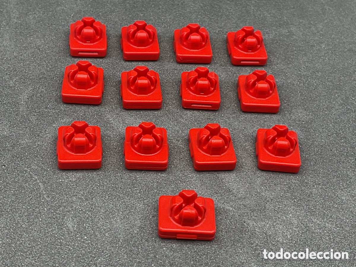 Playmobil: ACCESORIOS PLAYMOBIL. CONECTORES COLO ROJO.