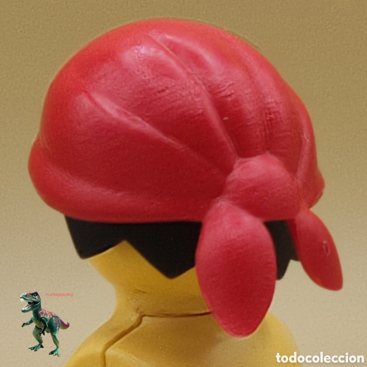 Playmobil: Playmobil pa&ntilde;uelo cabeza bandana rojo pirata campesino granja marinero corsario lazo marinero mujer