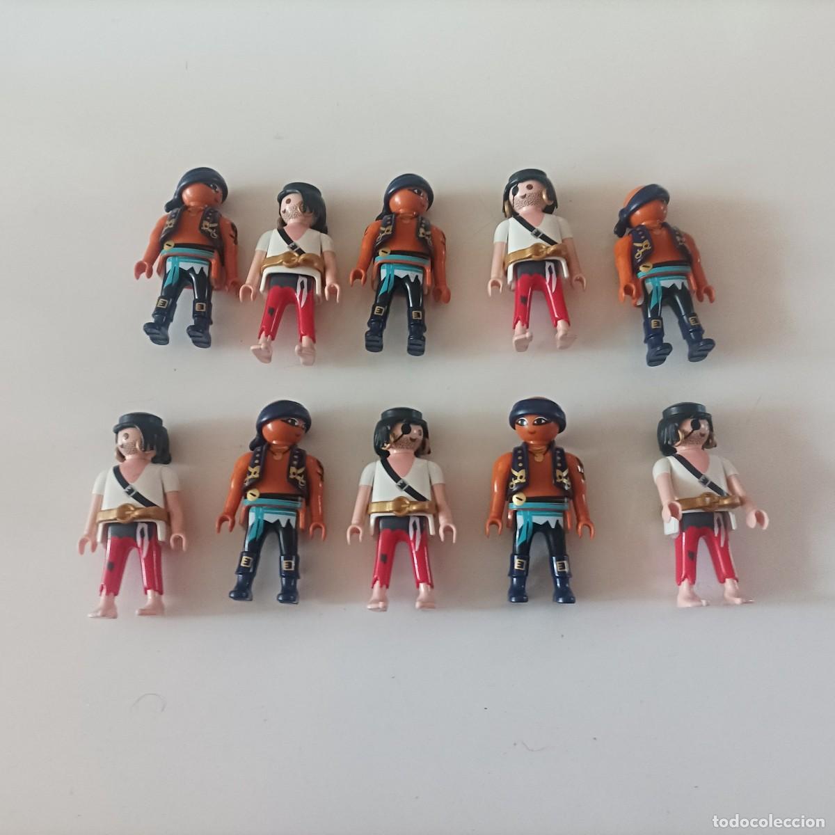 Playmobil: LOTE 10 FIGURAS PIRATAS PLAYMOBIL. NUEVOS