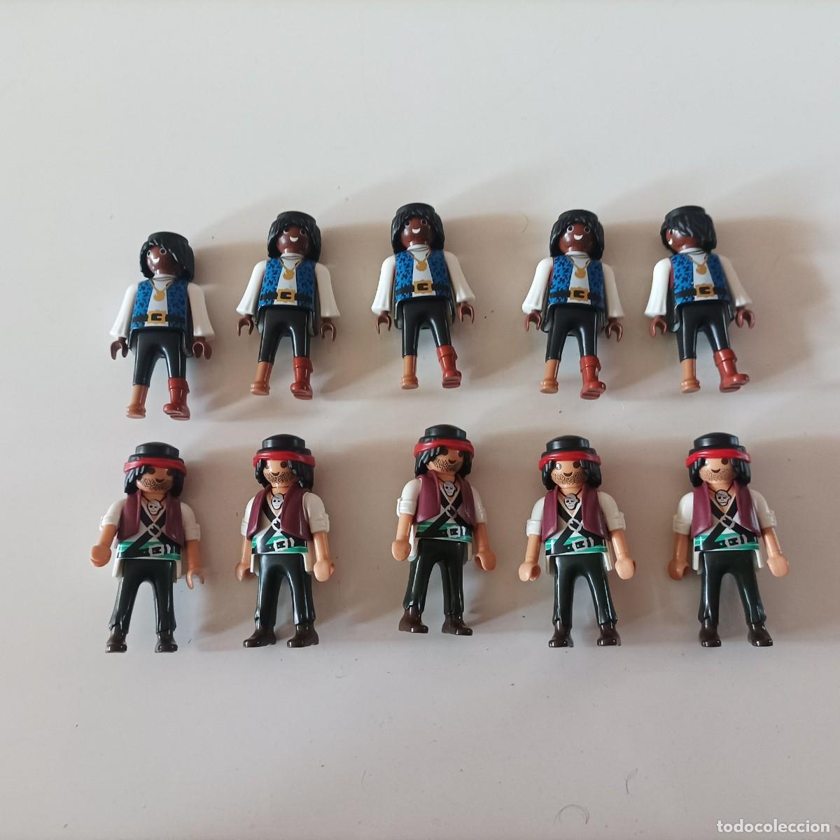 Playmobil: LOTE 10 FIGURAS PIRATAS PLAYMOBIL. NUEVOS