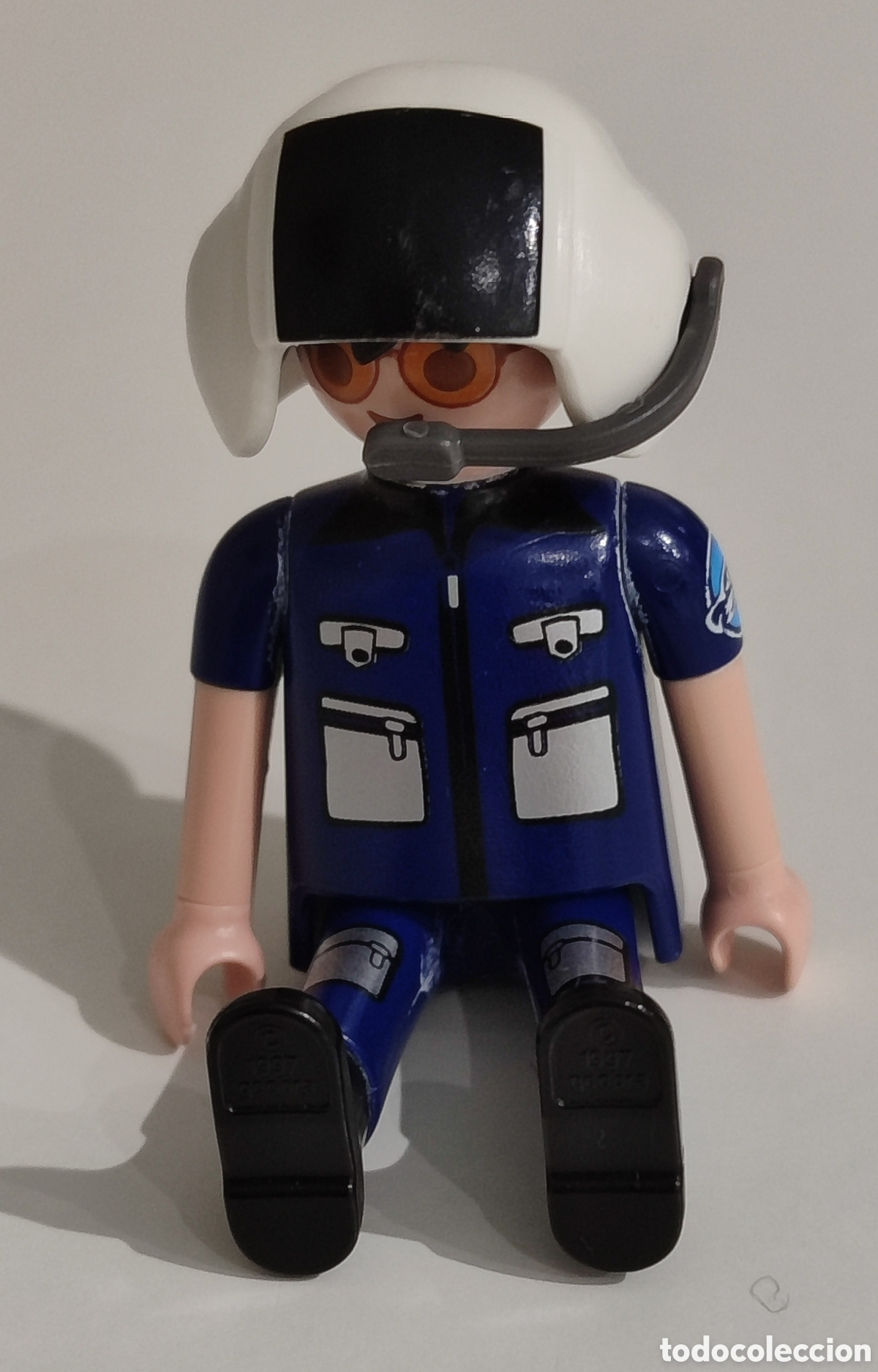 Playmobil: Piloto helic&oacute;ptero Playmobil.