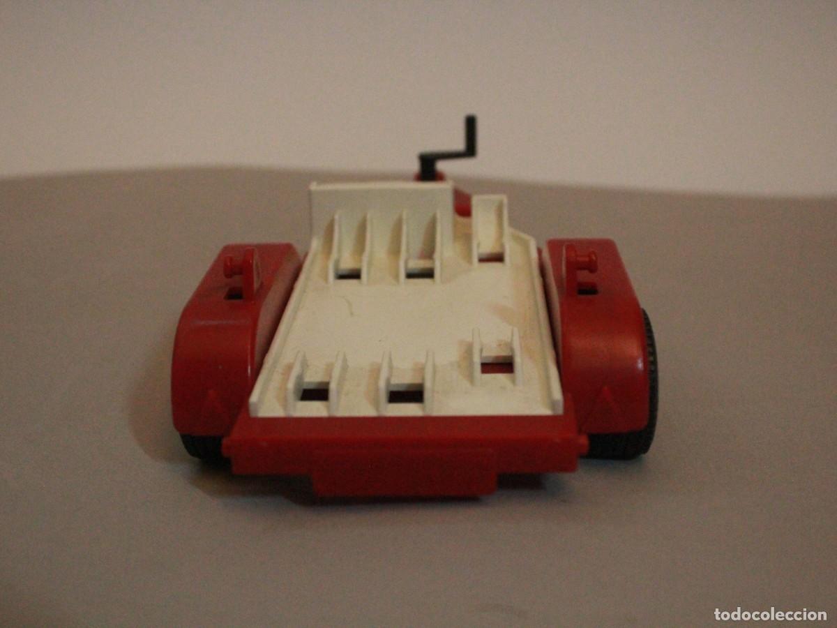 Playmobil: Playmobil remolque doble eje rojo y blanco - Foto 4