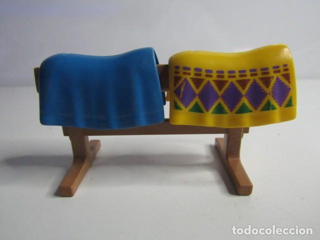 Playmobil: DIFICIL SET DE VALLA MARRON CON MANTAS PARA CABALLOS GUERRA INDIOS ANTIGUOS OESTE PLAYMOBIL