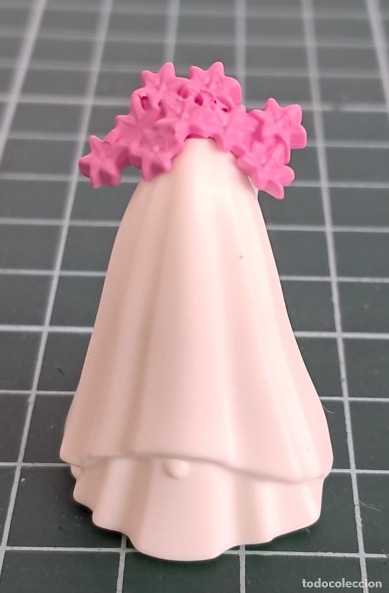 Playmobil: Velo novia tocado y adornos flores de playmobil