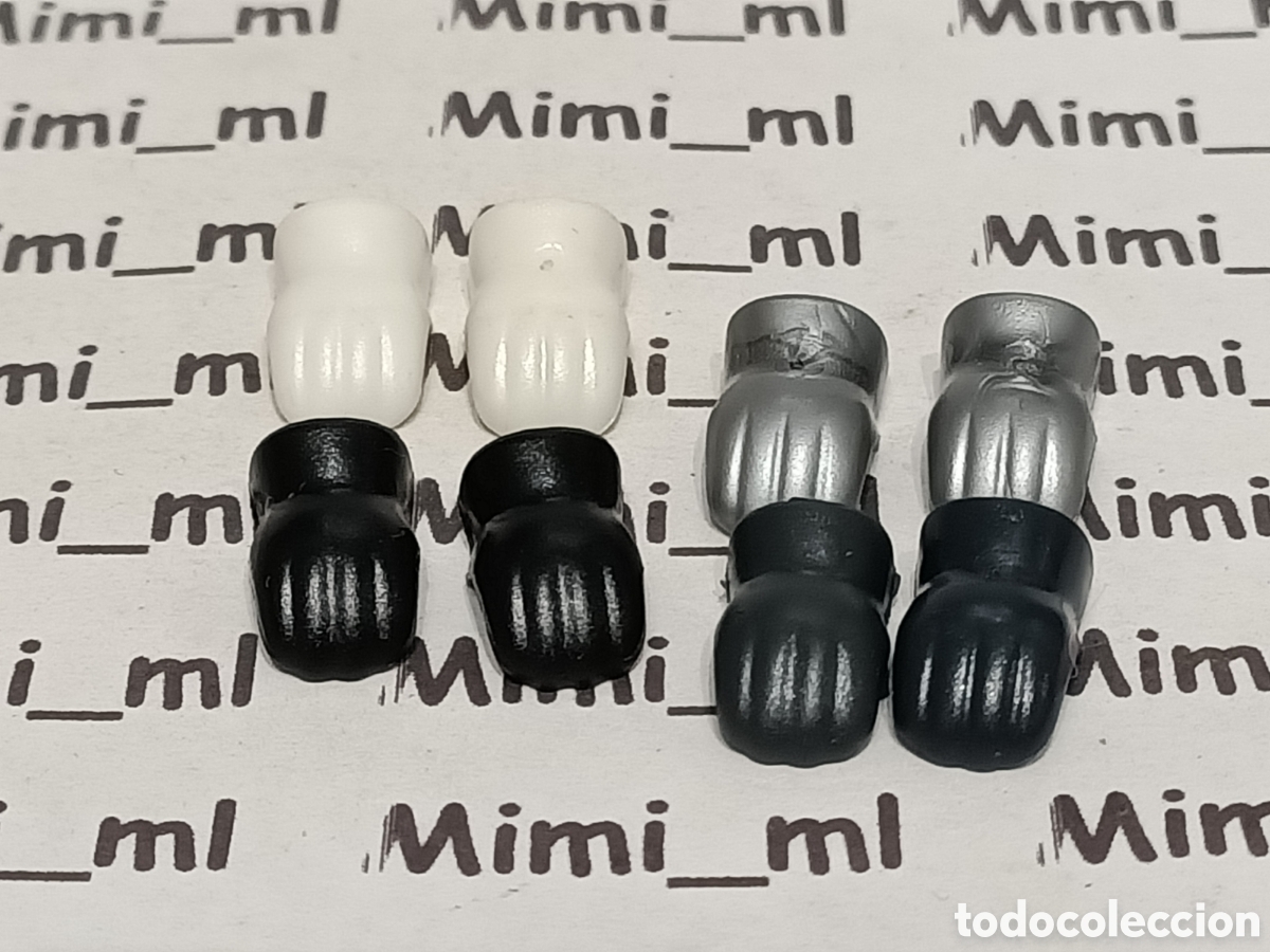 Playmobil: Playmobil 4 pares guantes hombre mujer distintos colores