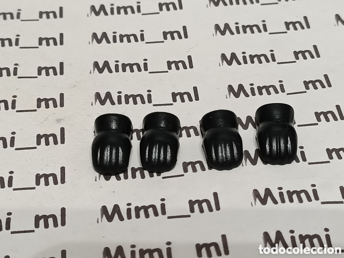 Playmobil: Playmobil 2 pares guantes negros hombre mujer