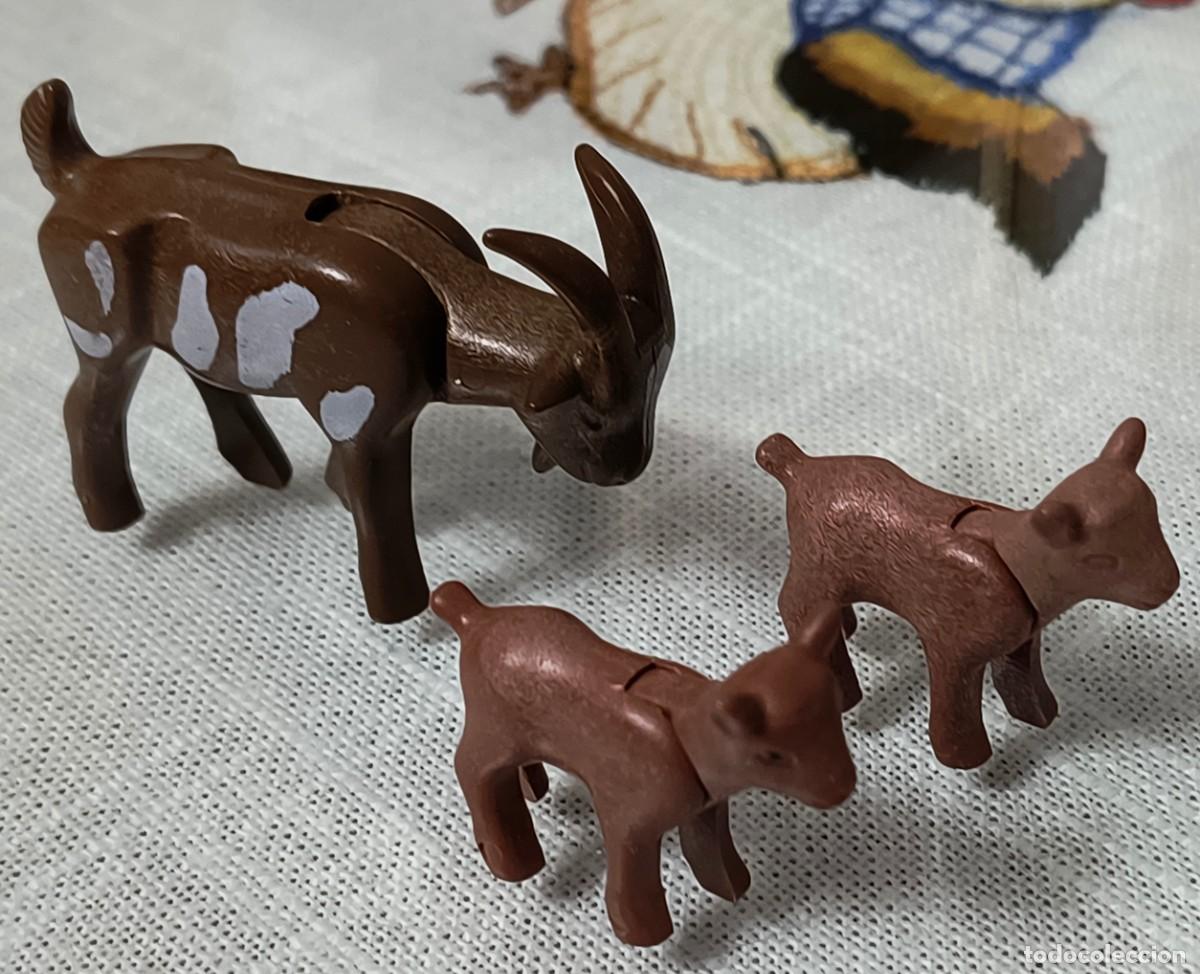 Playmobil: PLAYMOBIL | LOTE DE CABRA Y CABRITILLOS - Foto 1