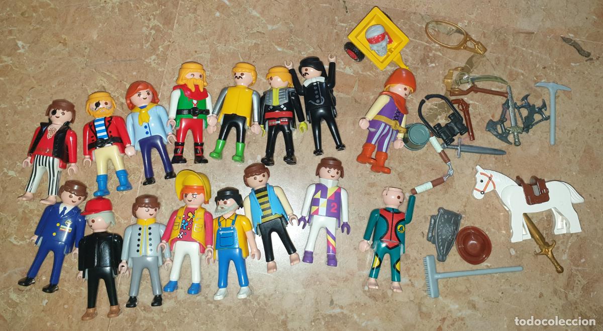 Playmobil: LOTE VARIADO PLAYMOBIL: mu&ntilde;ecos y accesorios - Foto 1