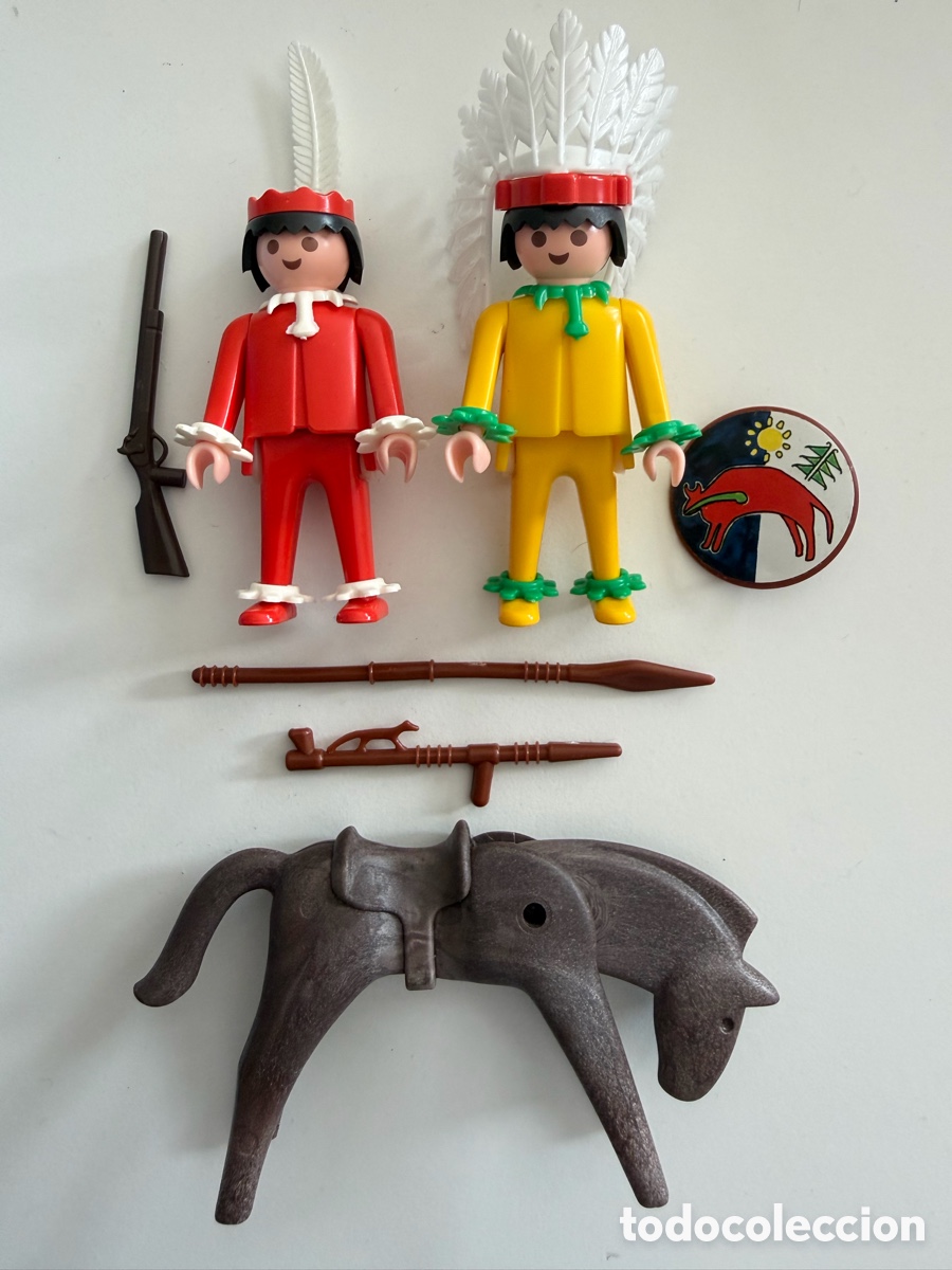 Playmobil: Playmobil Schaper 3702 Indios Exclusiva EEUU - Foto 1