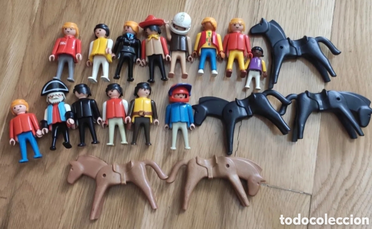 Playmobil: PLAYMOBIL LOTE FIGURAS Y CABALLOS